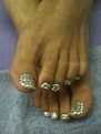 Swarovski Crystal Pedicure - Day 1
