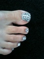 Swarovski Crystal Pedicure - Day 11