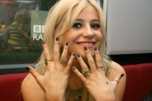 Pixie Lott wearing Minx Nail Armour