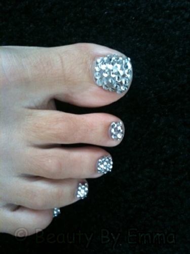 Swarovski Crystal Pedicure - Day 11