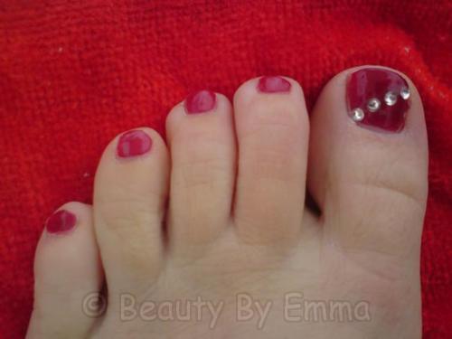 Shellac Red Baroness & Swarovski Crystals - Luise Day 3 